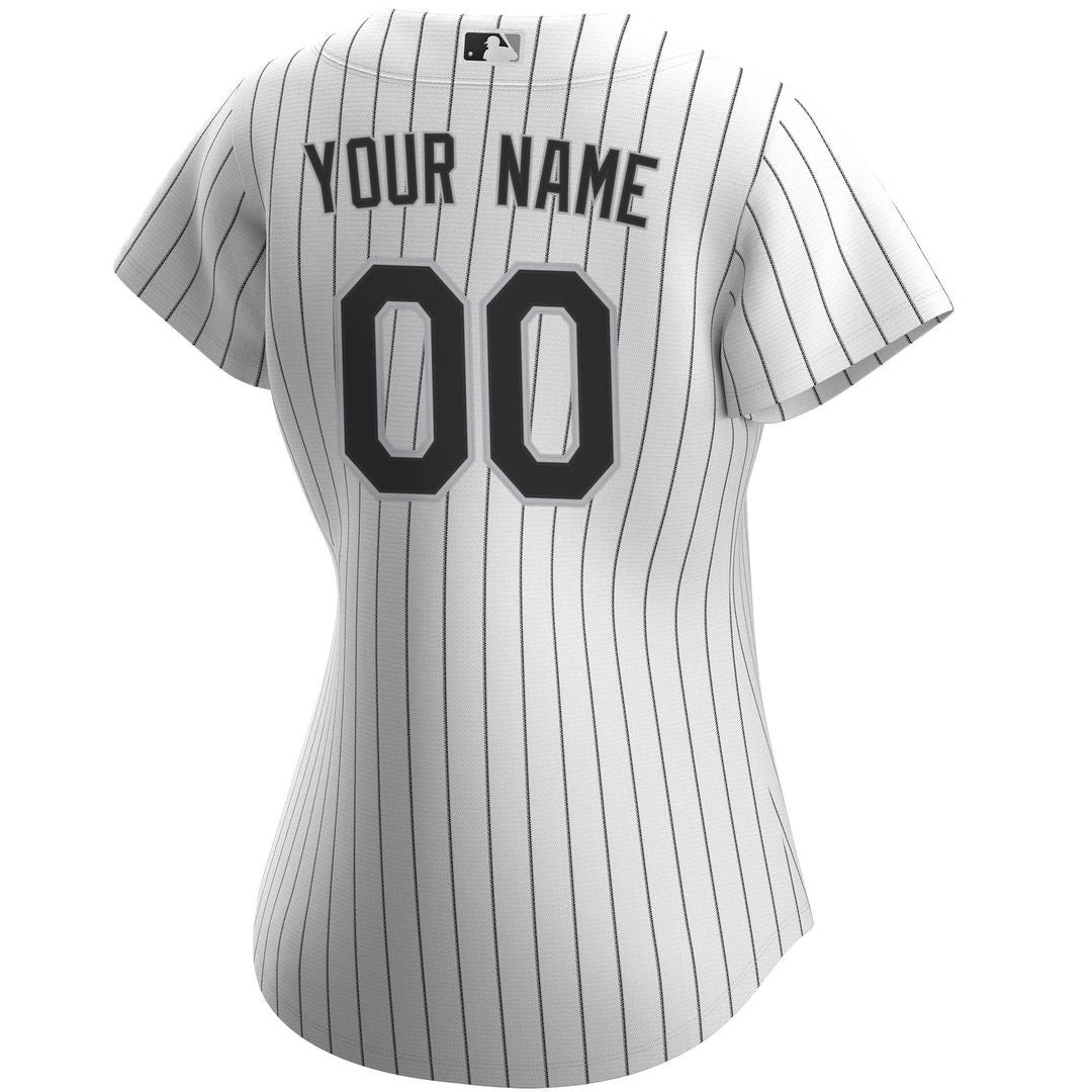 Chicago White Sox Nike Women's Home Replica Custom Jersey - White