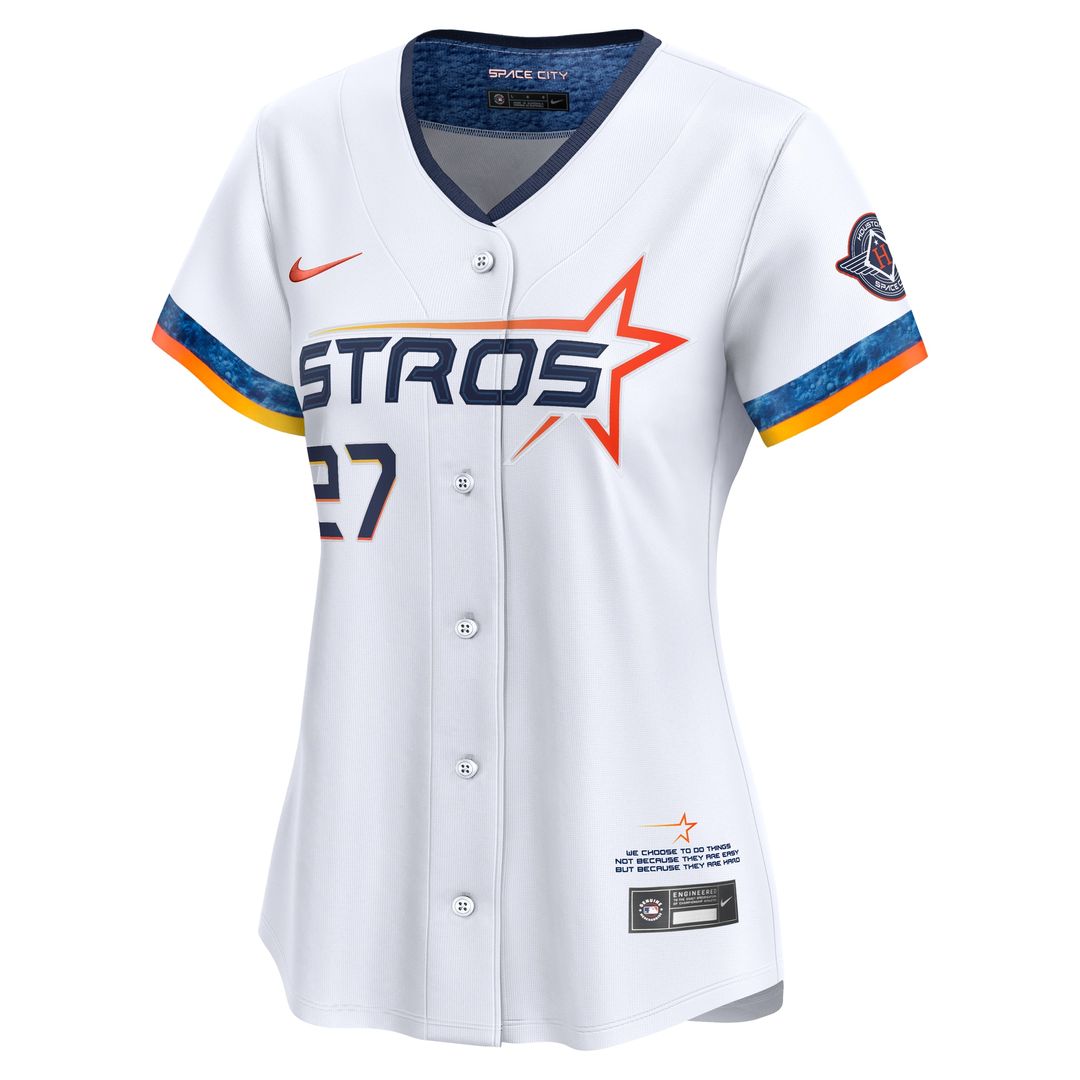 Houston Astros Jose Altuve Nike Women's 2025 City Connect Limited Jersey - White
