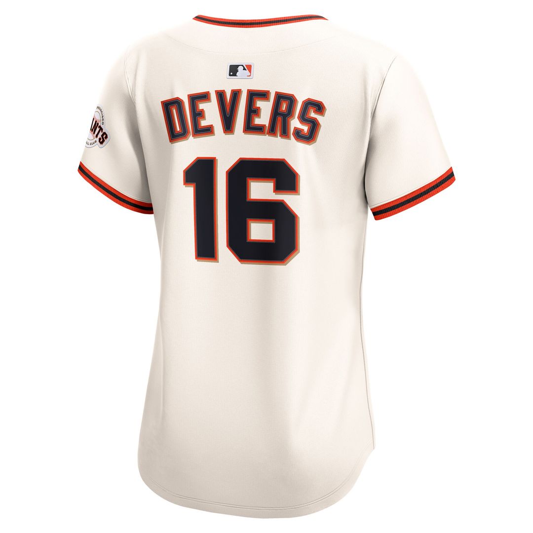 San Francisco Giants Rafael Devers Nike Women's Home Limited Player Jersey - Cream