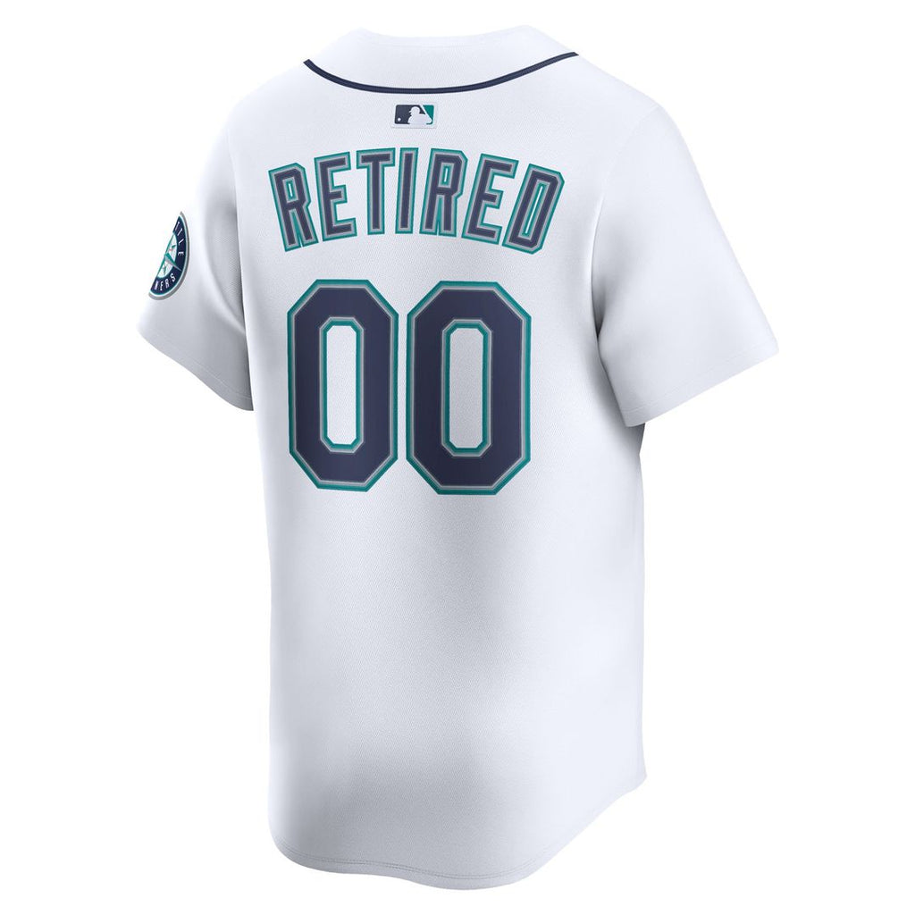 Seattle Mariners Nike Home Limited Pick - A - Player Retired Roster Jersey - White