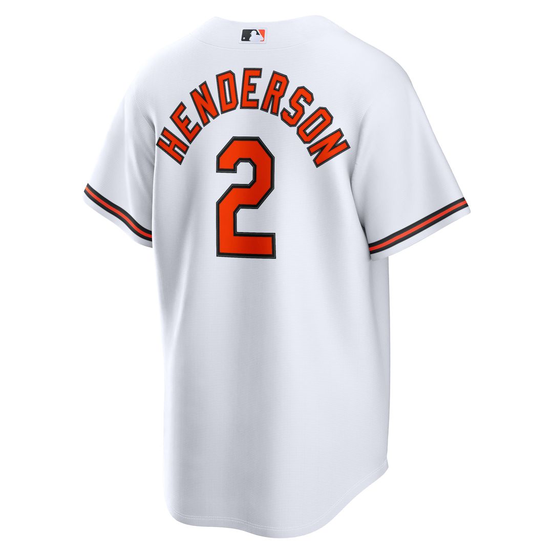 Baltimore Orioles Gunnar Henderson Nike Home Replica Jersey - White