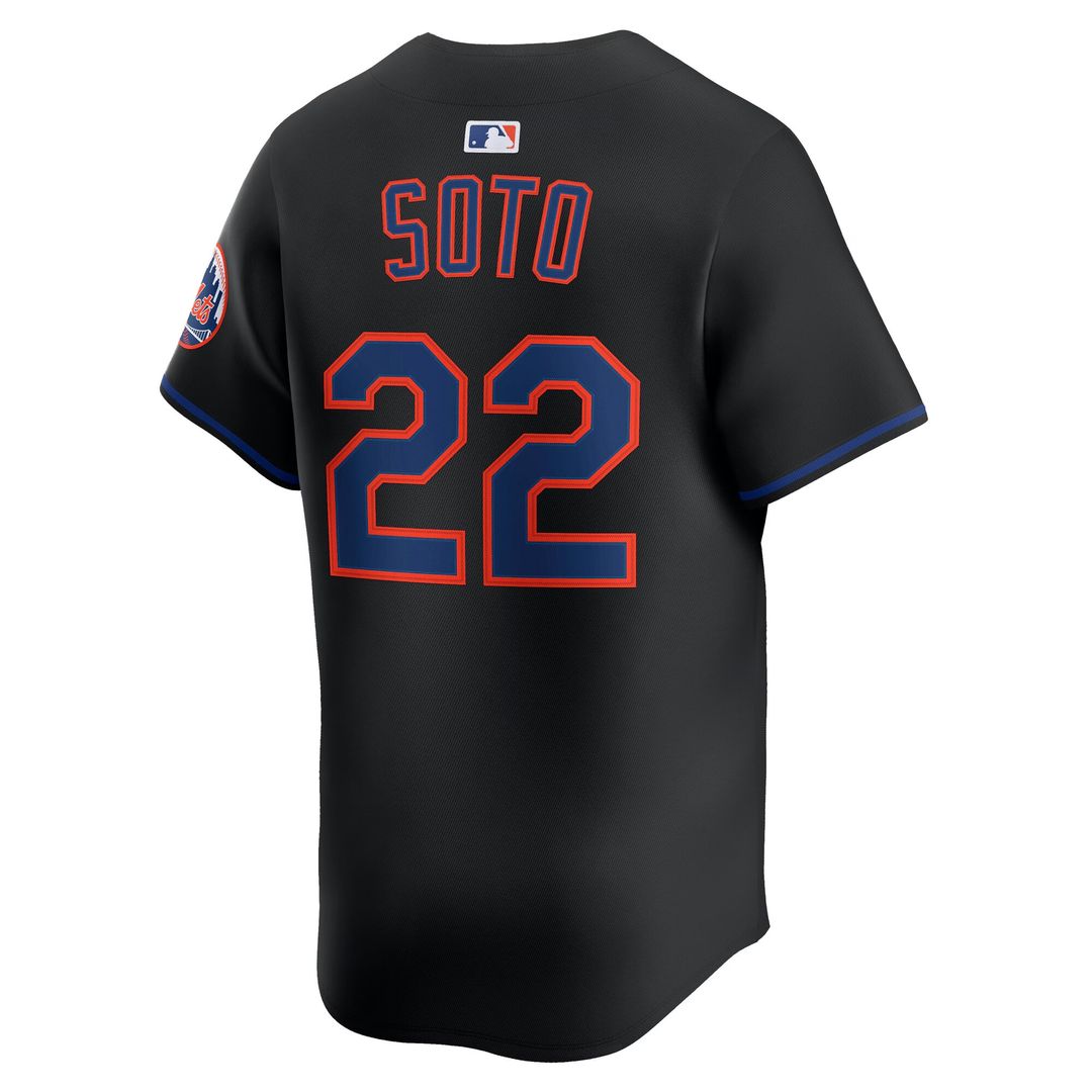 New York Mets Juan Soto Nike Road Limited Player Jersey - Gray