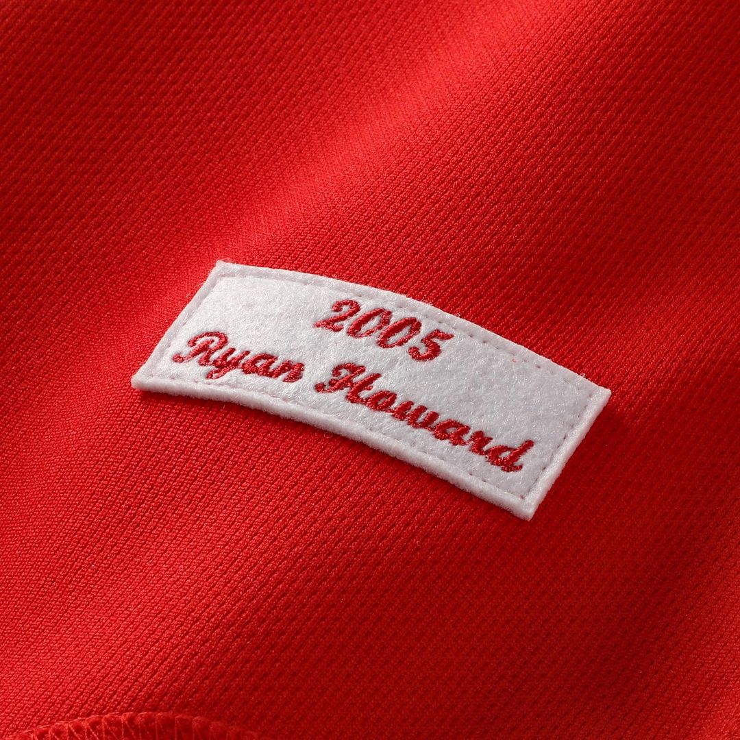 Philadelphia Phillies Ryan Howard Mitchell & Ness Cooperstown Batting Practice Jersey - Red