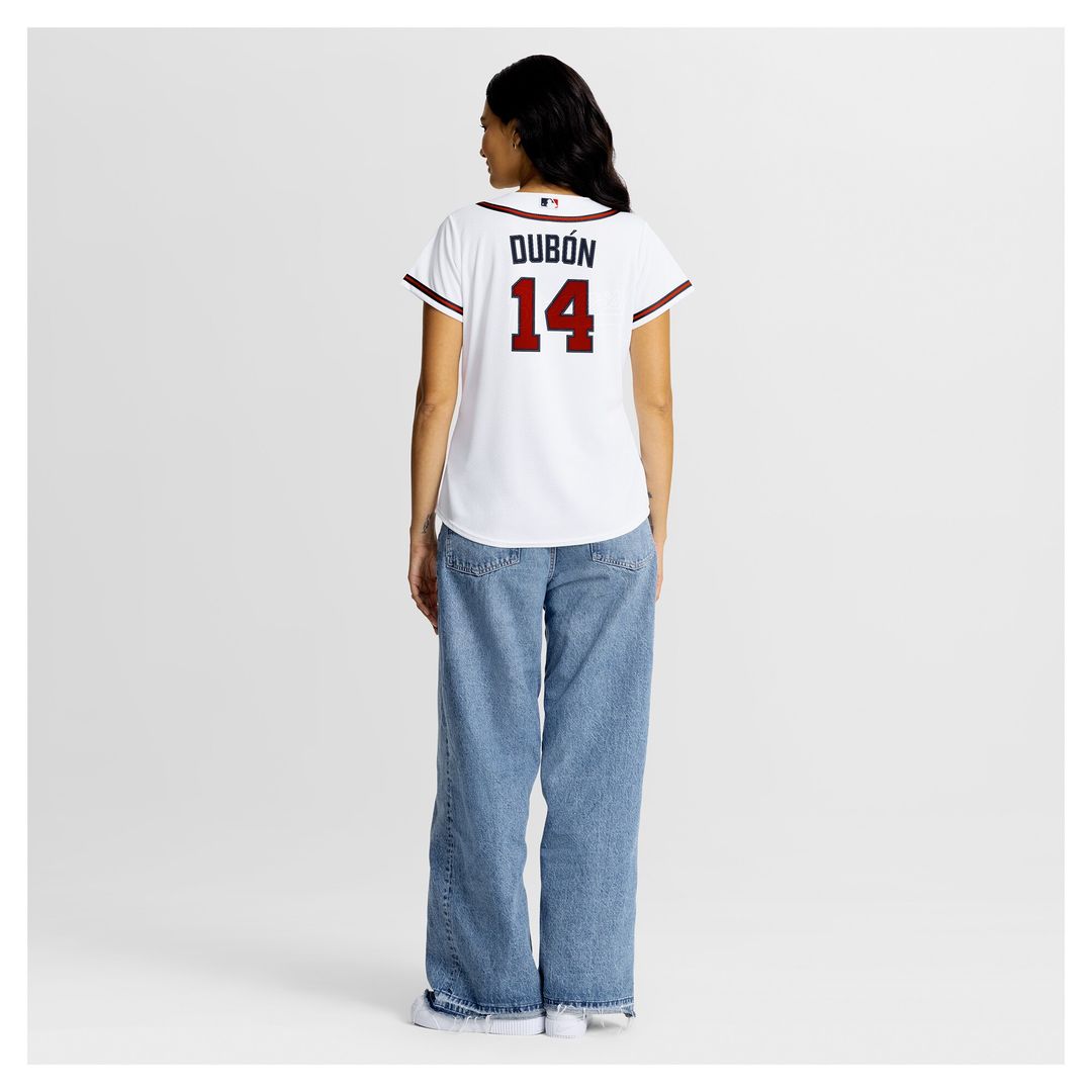 Atlanta Braves Mauricio Dubón Nike Women's Home Replica Jersey - White
