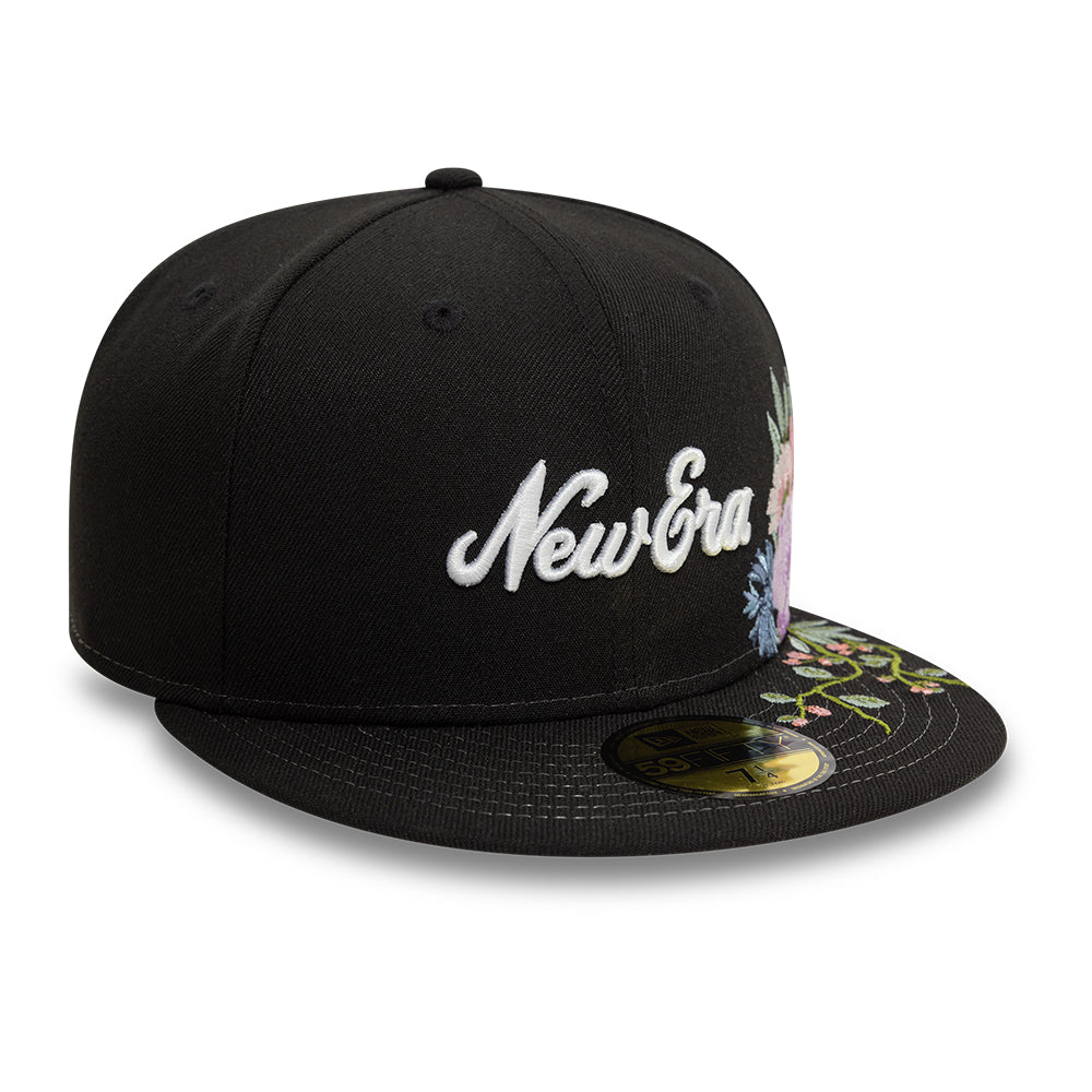 Branded New Era MLB Floral 59Fifty New Era Black/White