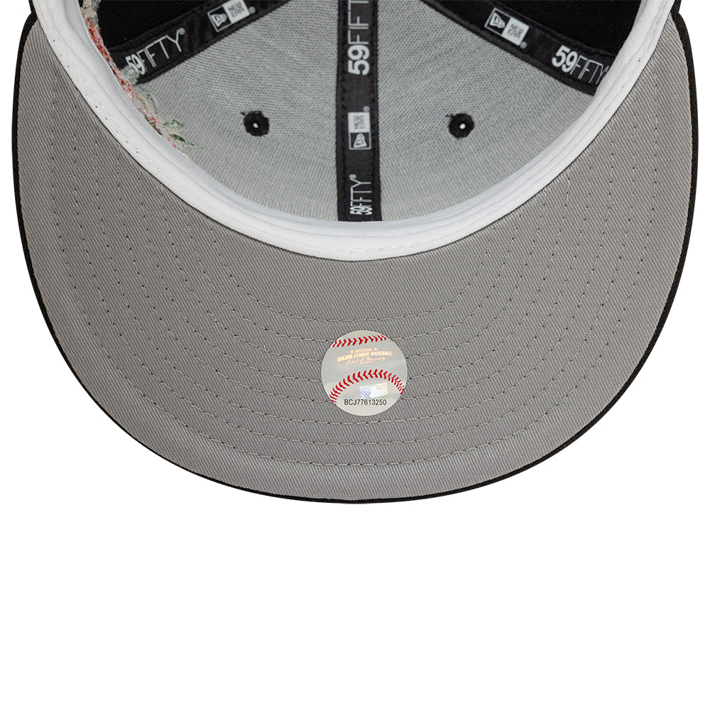 Branded New Era MLB Floral 59Fifty New Era Black/White