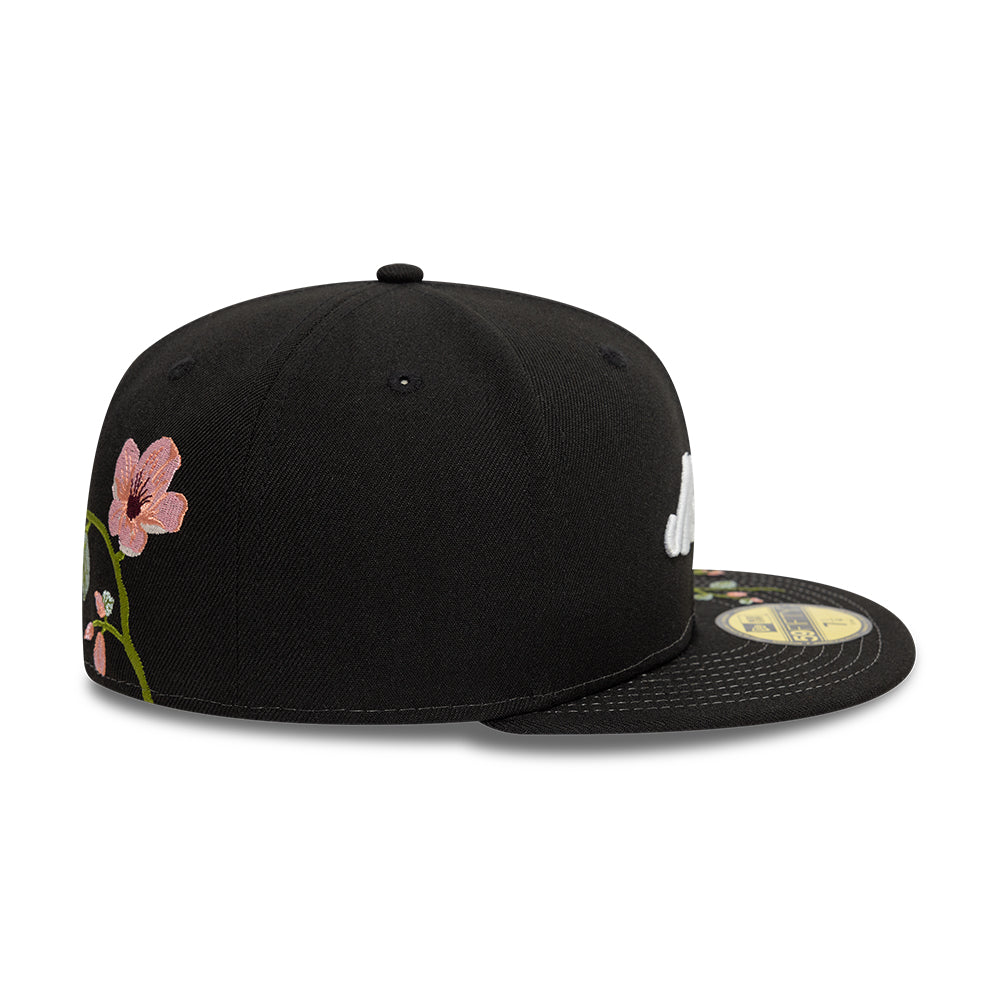 Branded New Era MLB Floral 59Fifty New Era Black/White