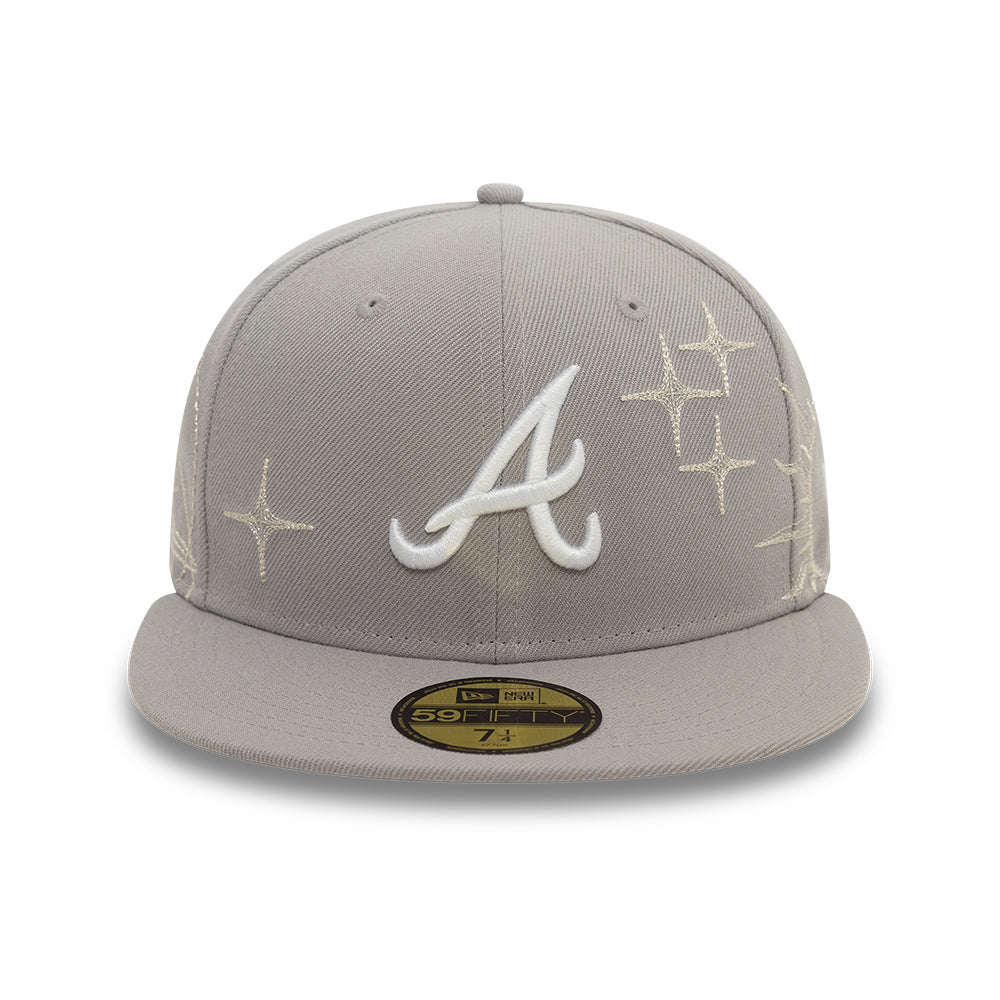 Atlanta Braves MLB Zodiac 59FIFTY Fitted New Era Grey