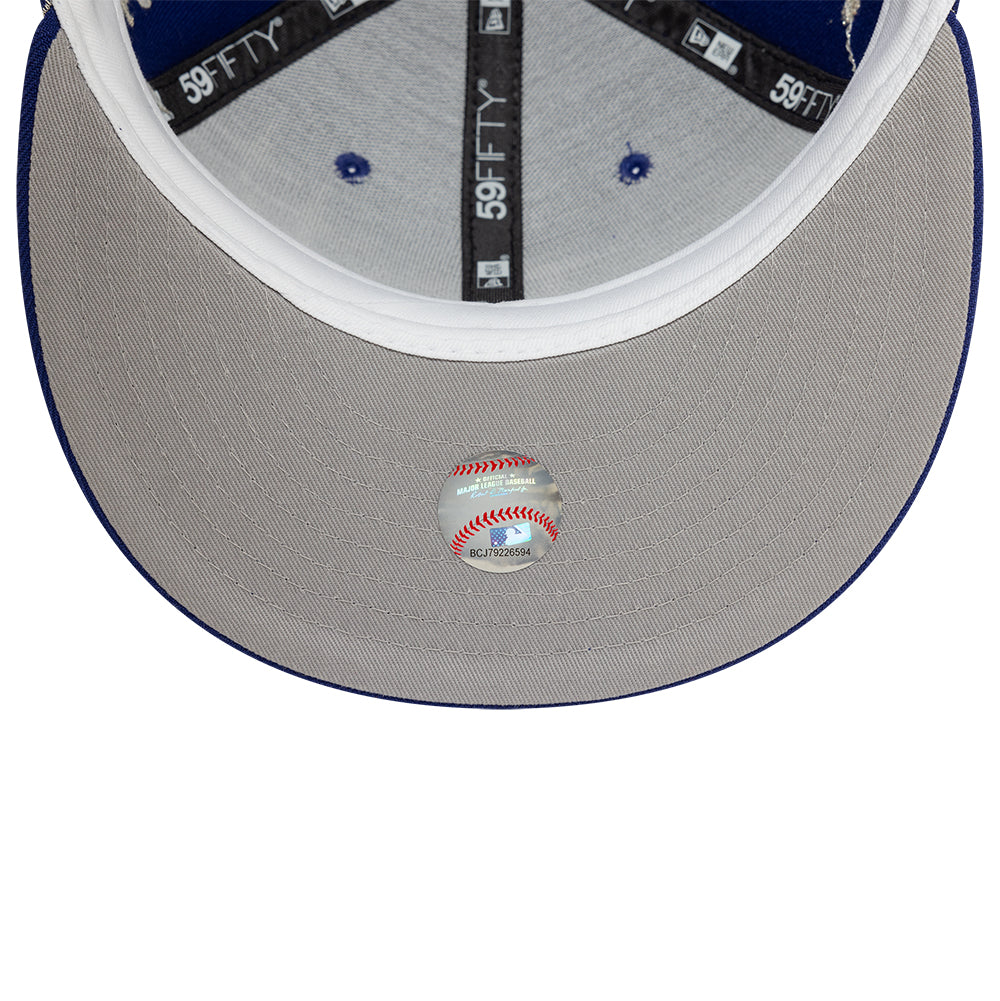 Los Angeles Dodgers MLB Zodiac 59FIFTY Fitted New Era Blue