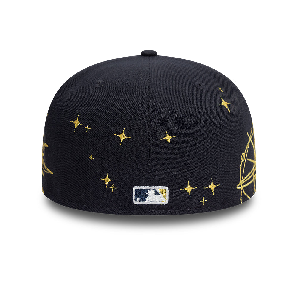 New York Yankees MLB Zodiac 59FIFTY Fitted New Era Navy