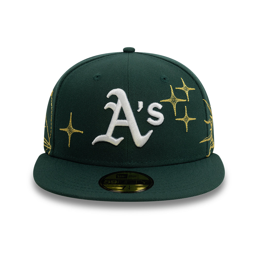 Oakland Athletics MLB Zodiac 59FIFTY Fitted New Era Green