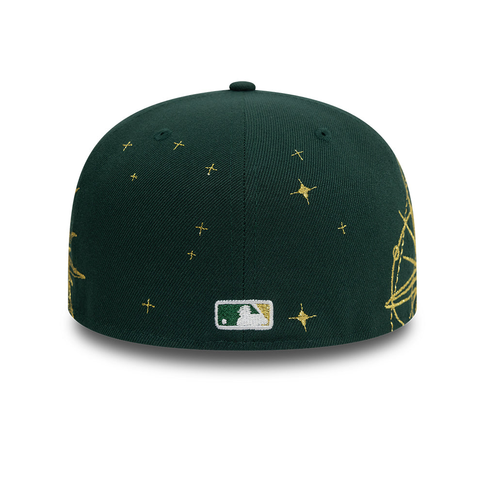 Oakland Athletics MLB Zodiac 59FIFTY Fitted New Era Green