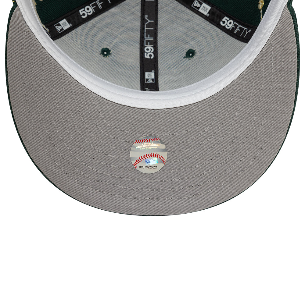 Oakland Athletics MLB Zodiac 59FIFTY Fitted New Era Green