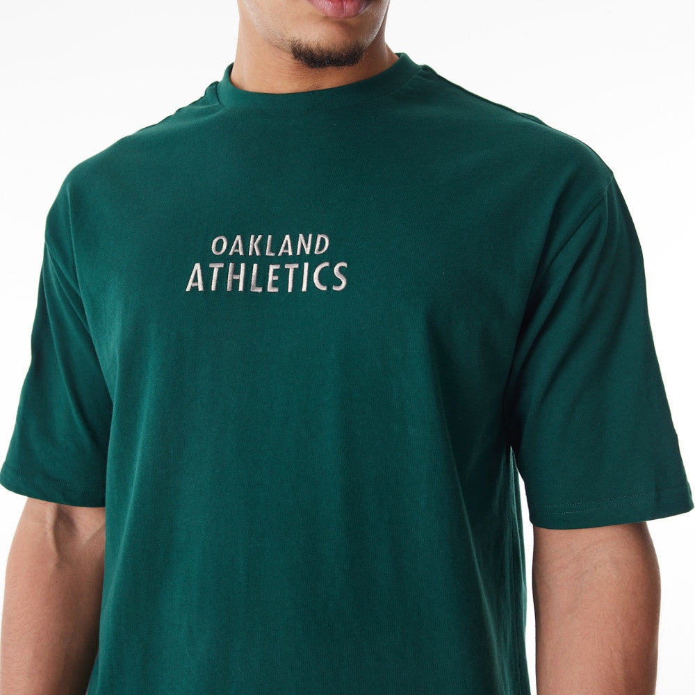 New Era - MLB Tartan OS Tee - Oakland Athletics