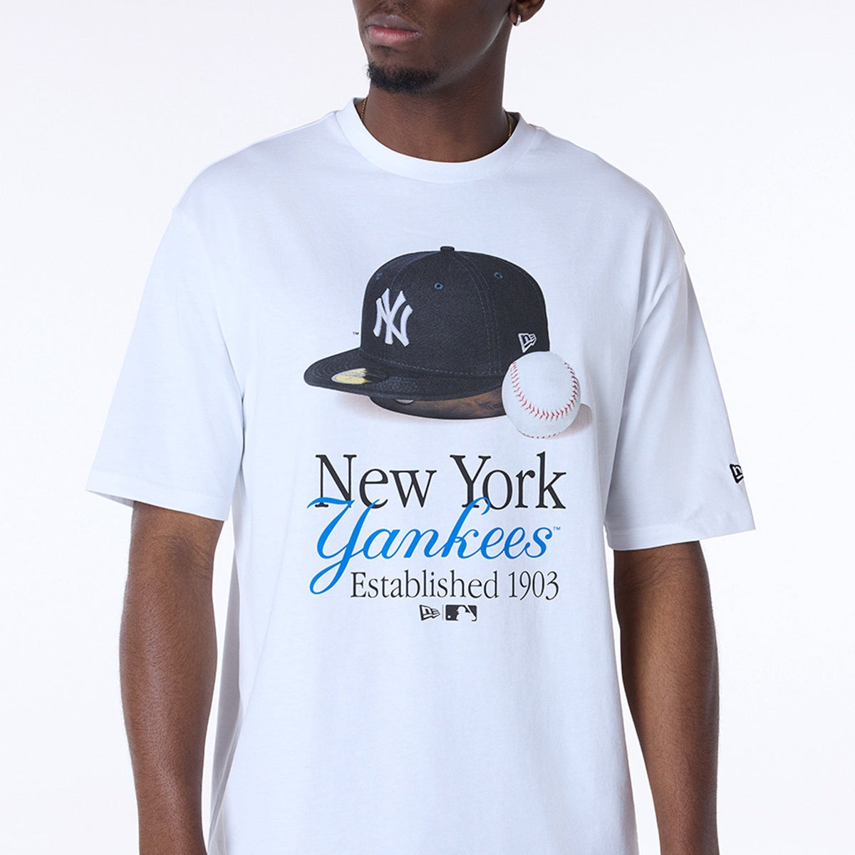 New Era - MLB Script Graphic Tee - New York Yankees