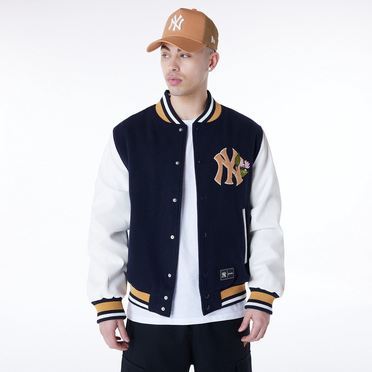 New Era - MLB Floral Varsity Jacket - New York Yankees