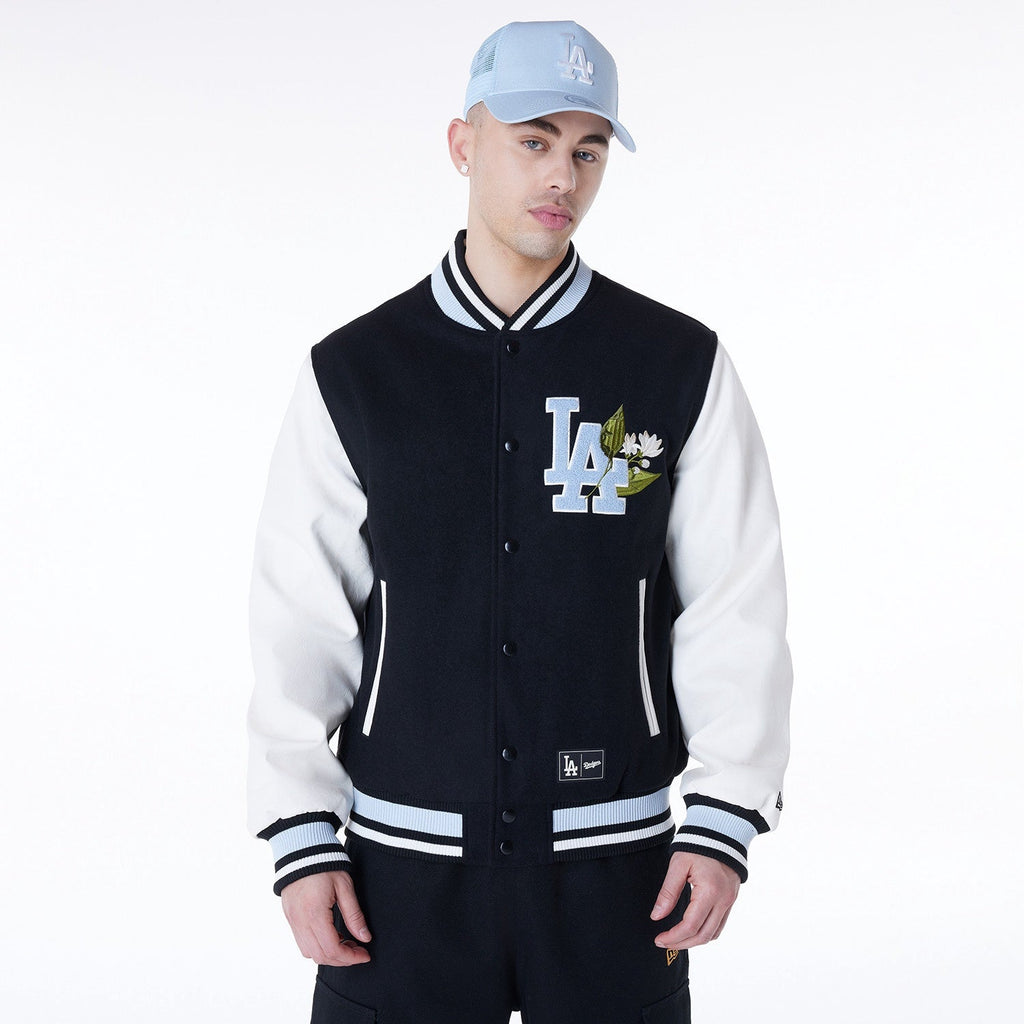 New Era - MLB Floral Varsity Jacket - Los Angeles Dodgers
