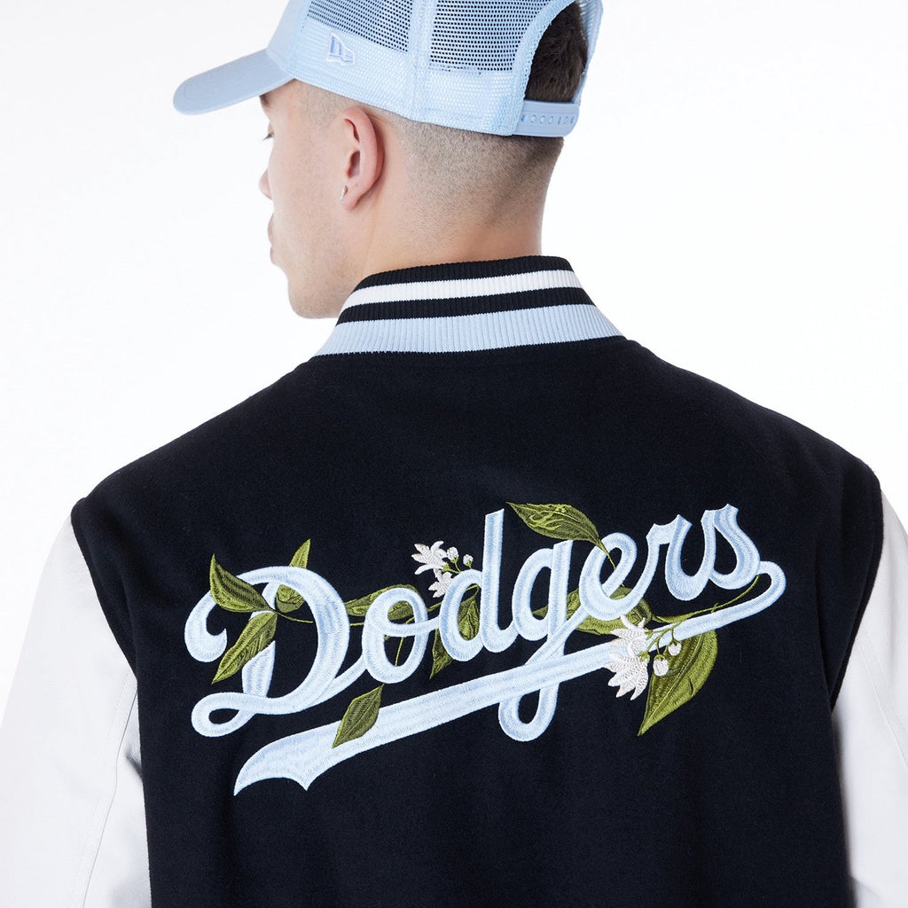 New Era - MLB Floral Varsity Jacket - Los Angeles Dodgers