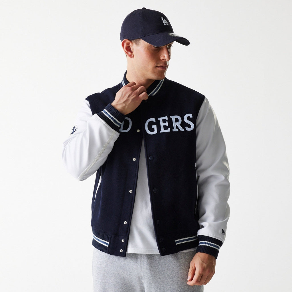 Los Angeles Dodgers MLB Wordmark Varsity Jacket New Era