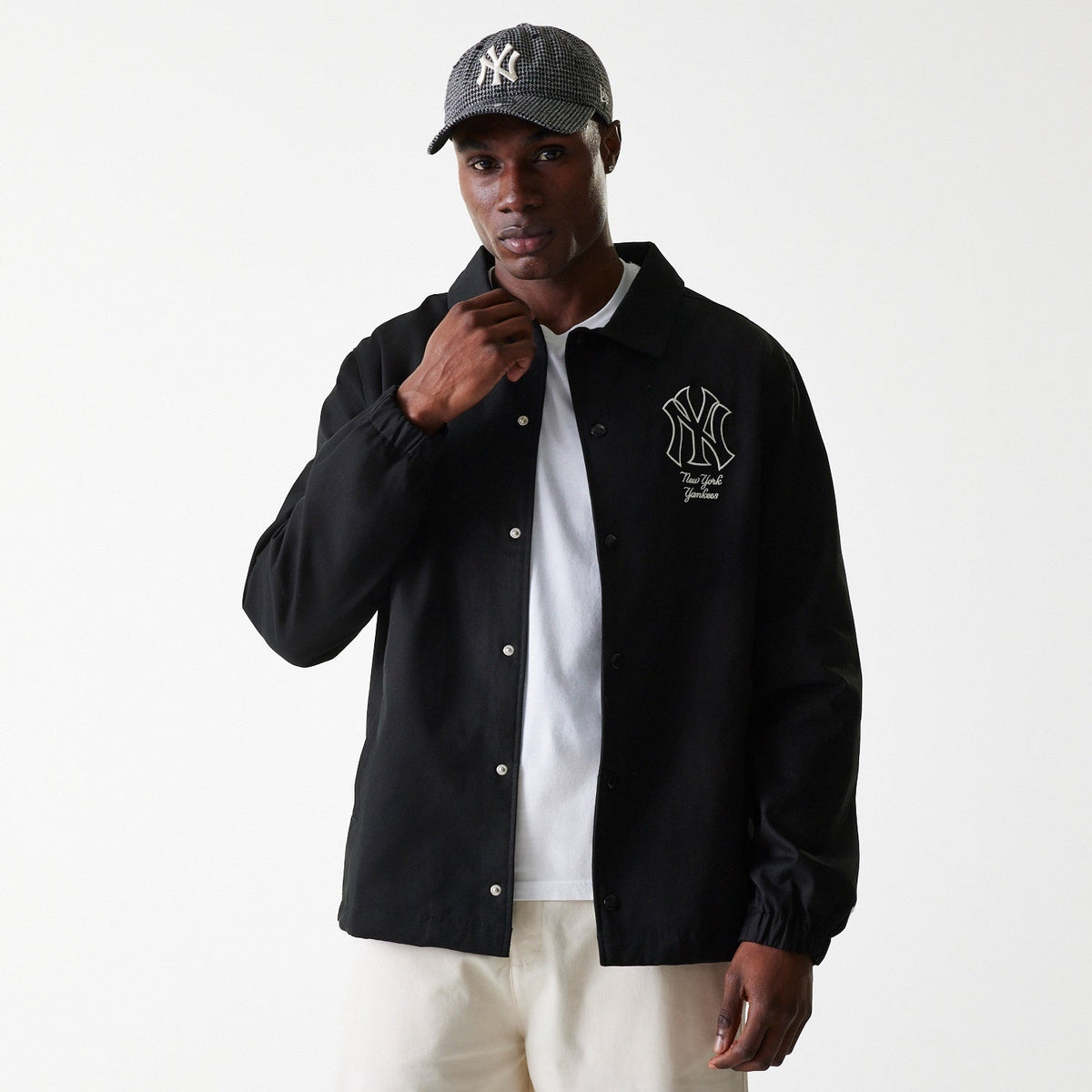 New York Yankees MLB Twill Coaches Jacket New Era