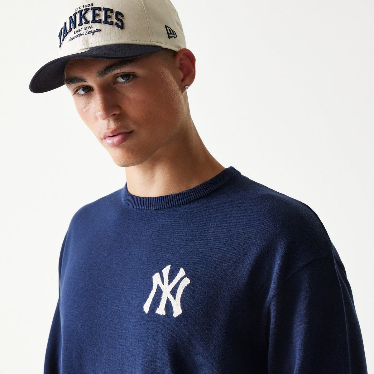 MLB Essential Knit Sweater New York Yankees Navy