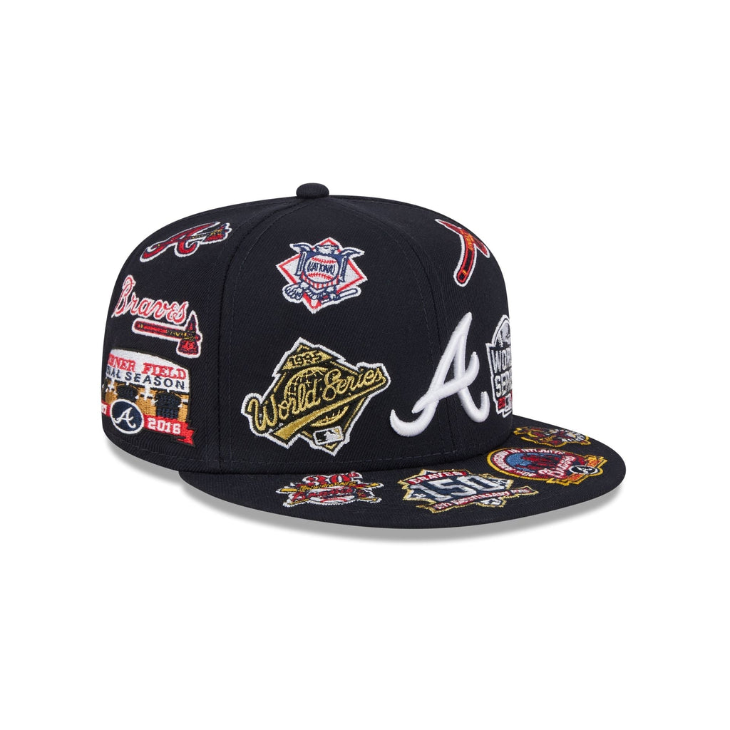Atlanta Braves MLB All Over Patch 59FIFTY Fitted New Era
