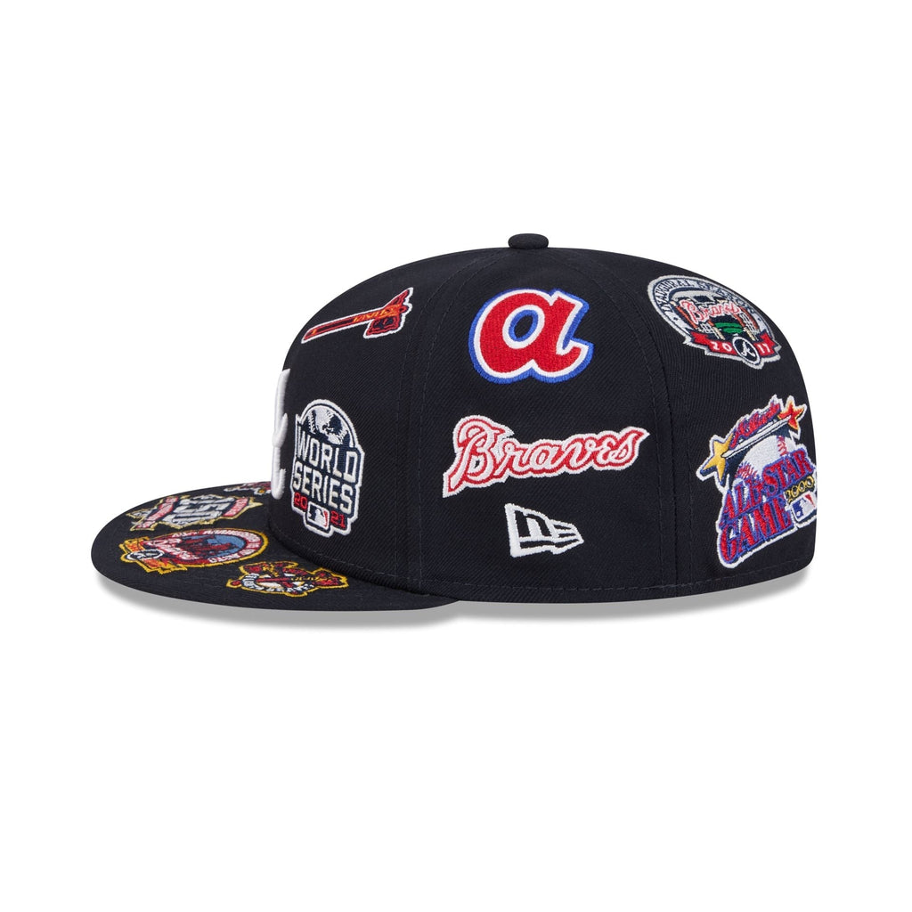 Atlanta Braves MLB All Over Patch 59FIFTY Fitted New Era