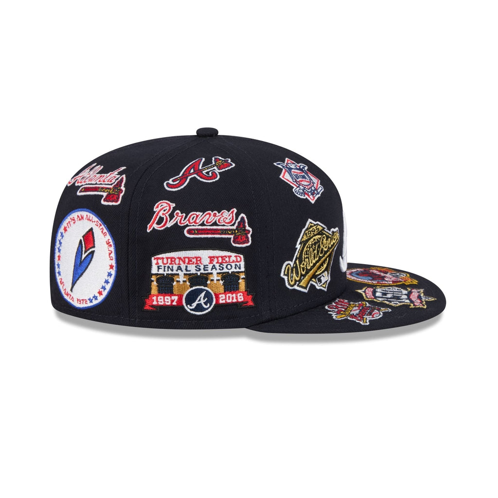 Atlanta Braves MLB All Over Patch 59FIFTY Fitted New Era
