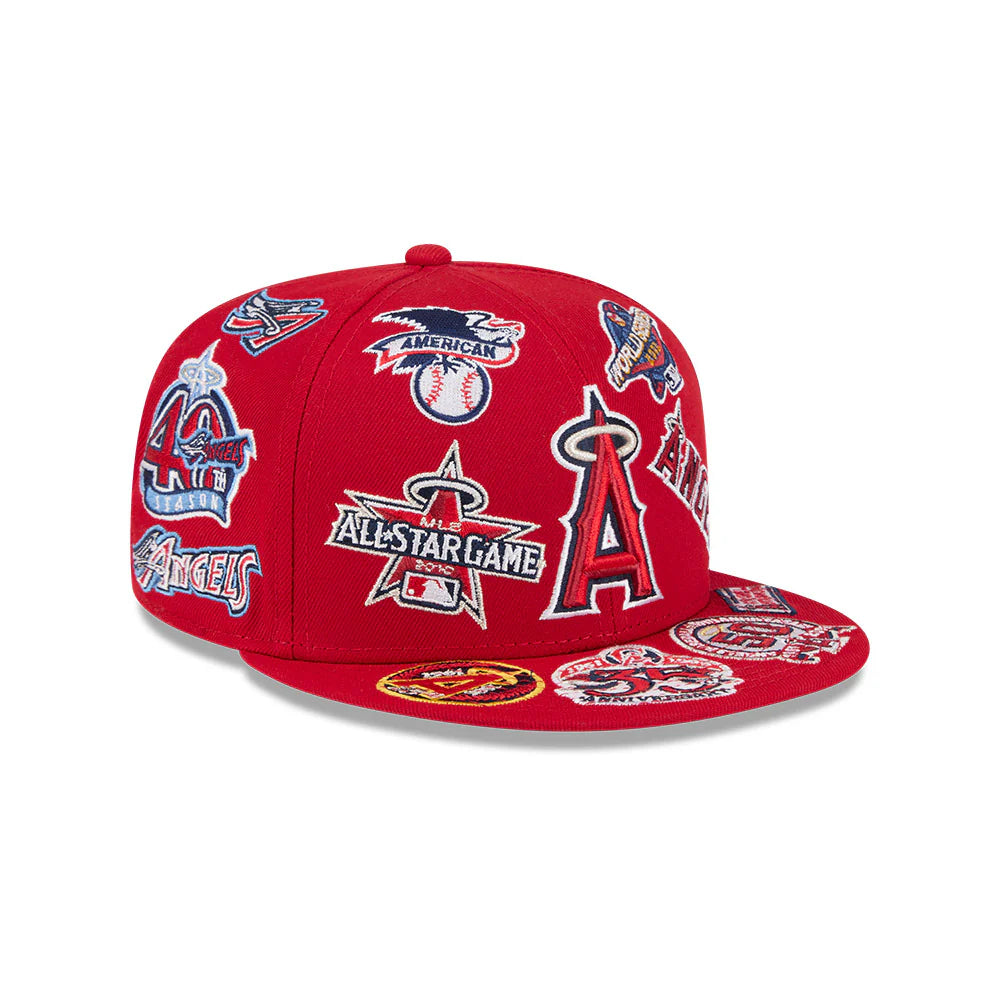 Anaheim Angels MLB All Over Patch 59FIFTY Fitted New Era