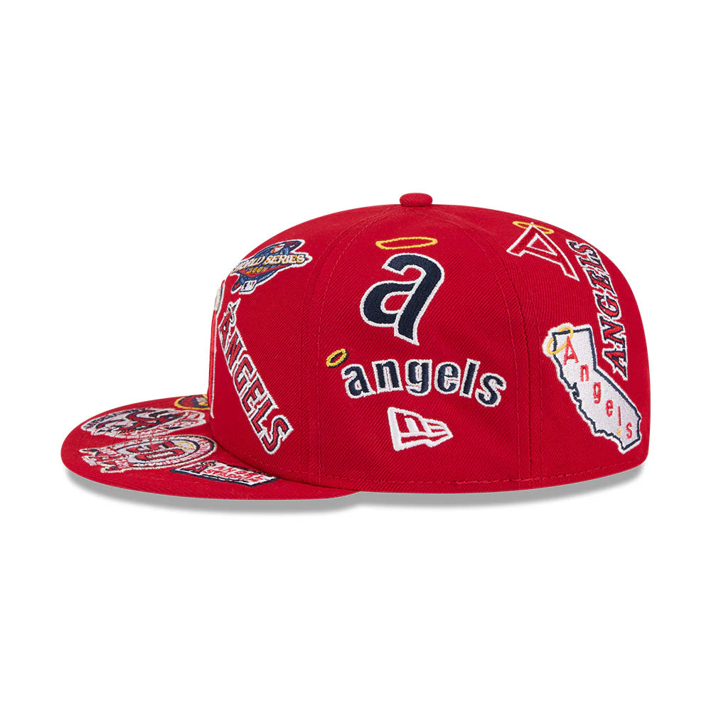 Anaheim Angels MLB All Over Patch 59FIFTY Fitted New Era