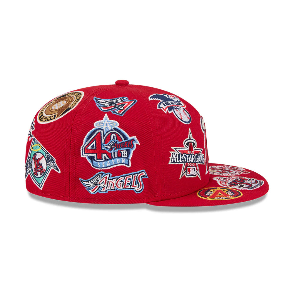 Anaheim Angels MLB All Over Patch 59FIFTY Fitted New Era
