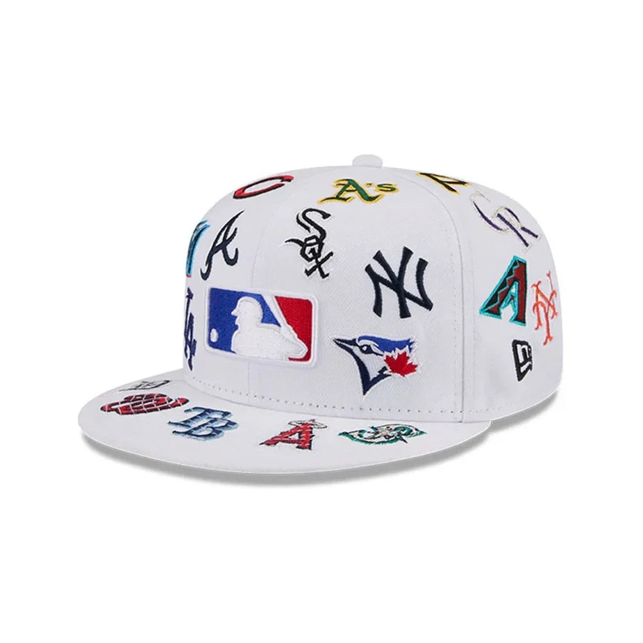 MLB All Over Patch 59FIFTY Fitted New Era White