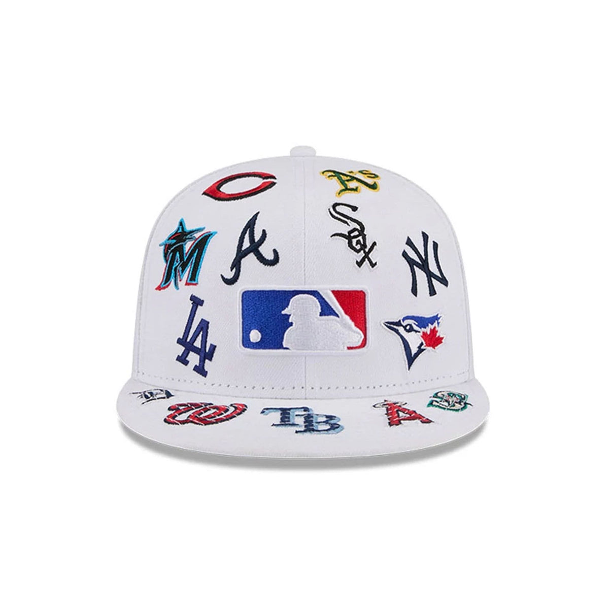 MLB All Over Patch 59FIFTY Fitted New Era White