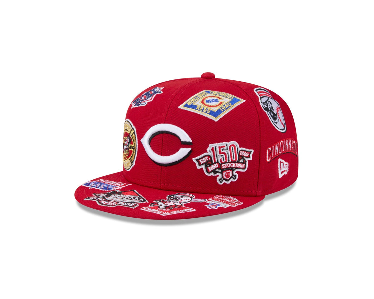 Cincinnati Reds MLB All Over Patch 59FIFTY Fitted New Era