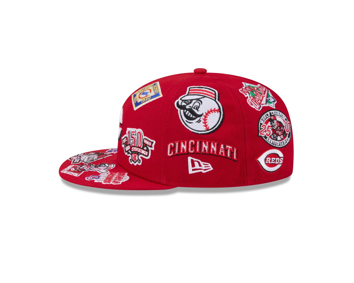 Cincinnati Reds MLB All Over Patch 59FIFTY Fitted New Era