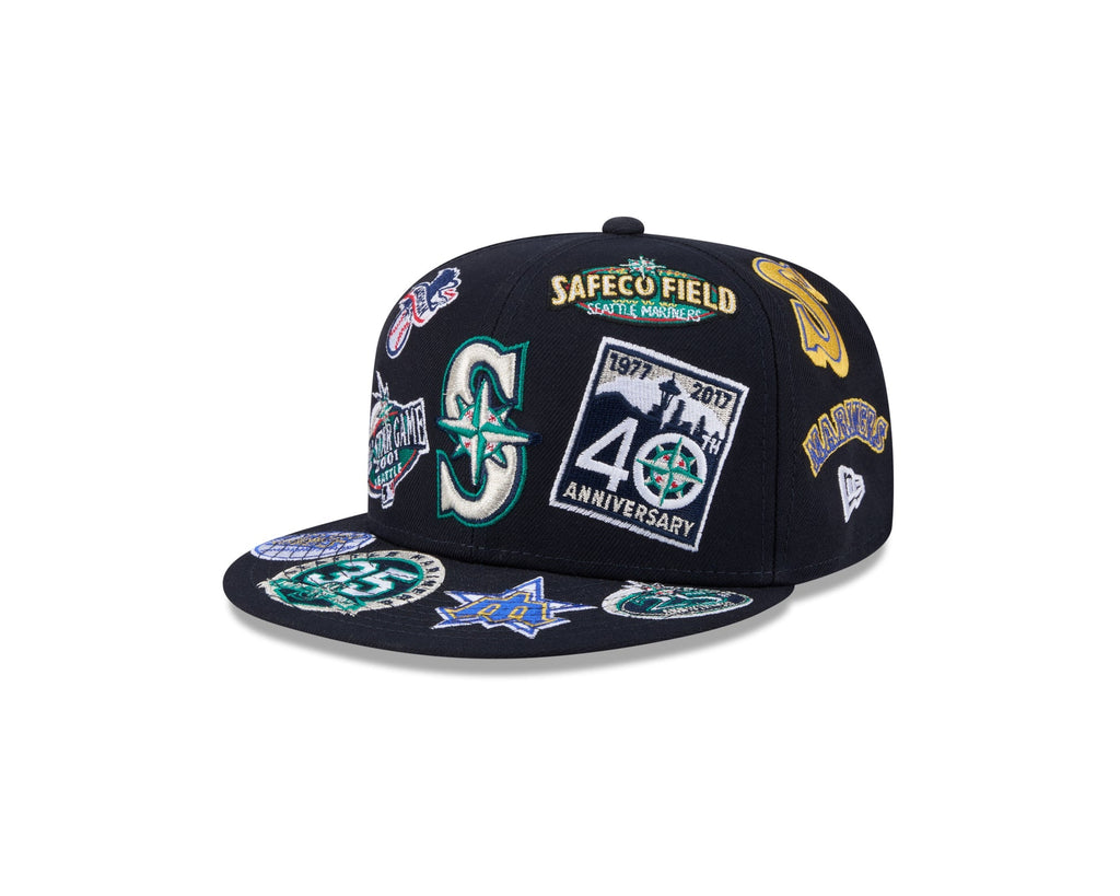 Seattle Mariners MLB All Over Patch 59FIFTY Fitted New Era