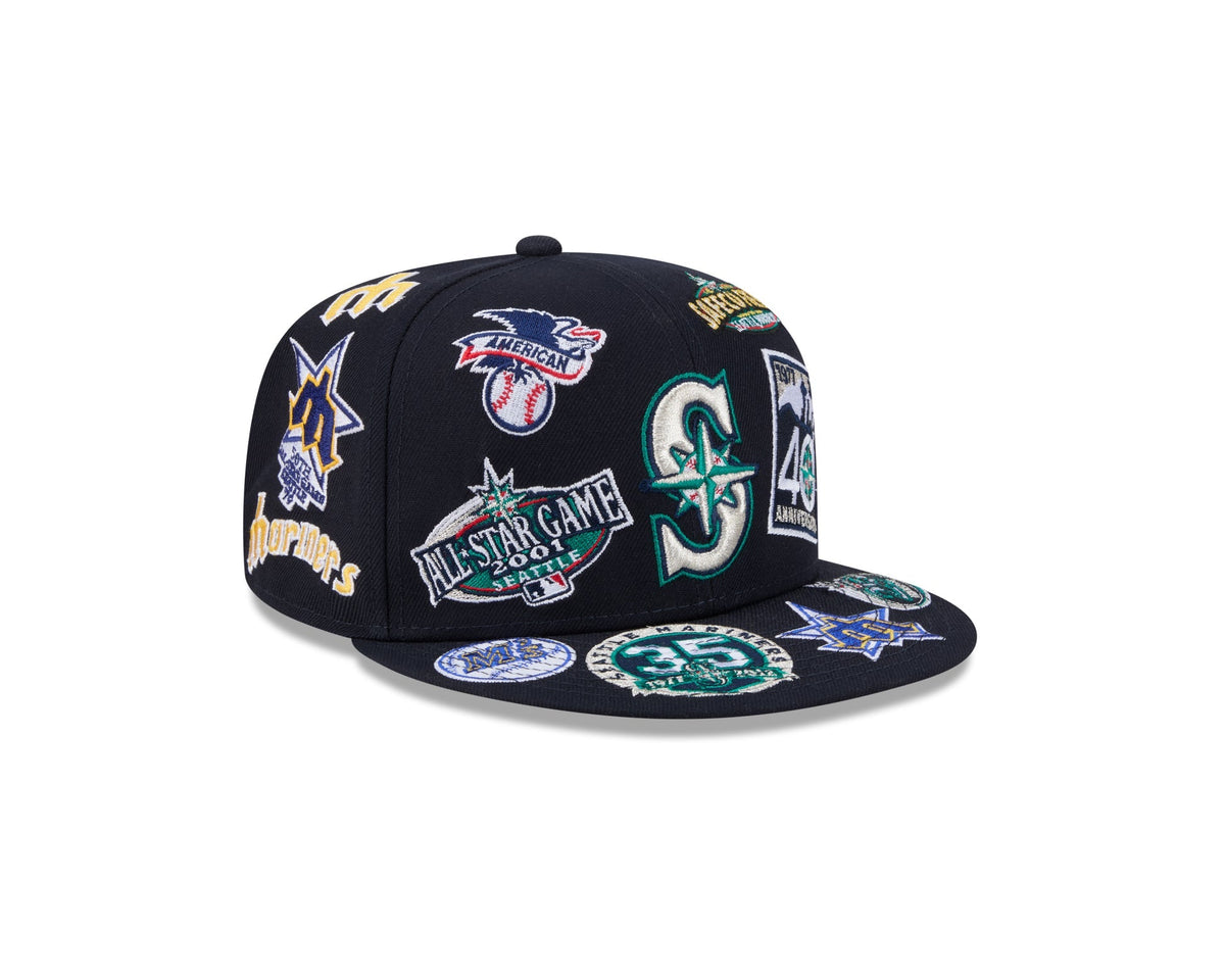Seattle Mariners MLB All Over Patch 59FIFTY Fitted New Era