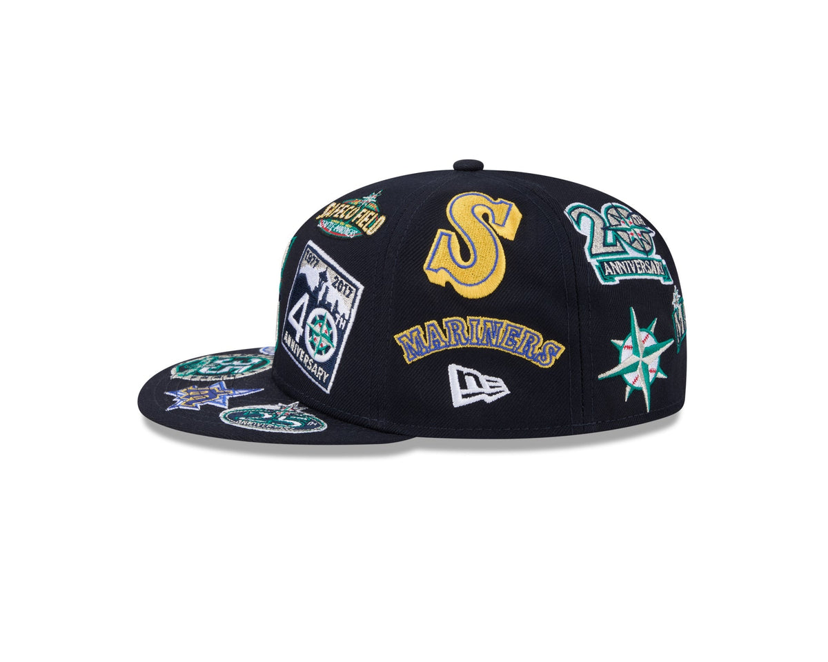 Seattle Mariners MLB All Over Patch 59FIFTY Fitted New Era