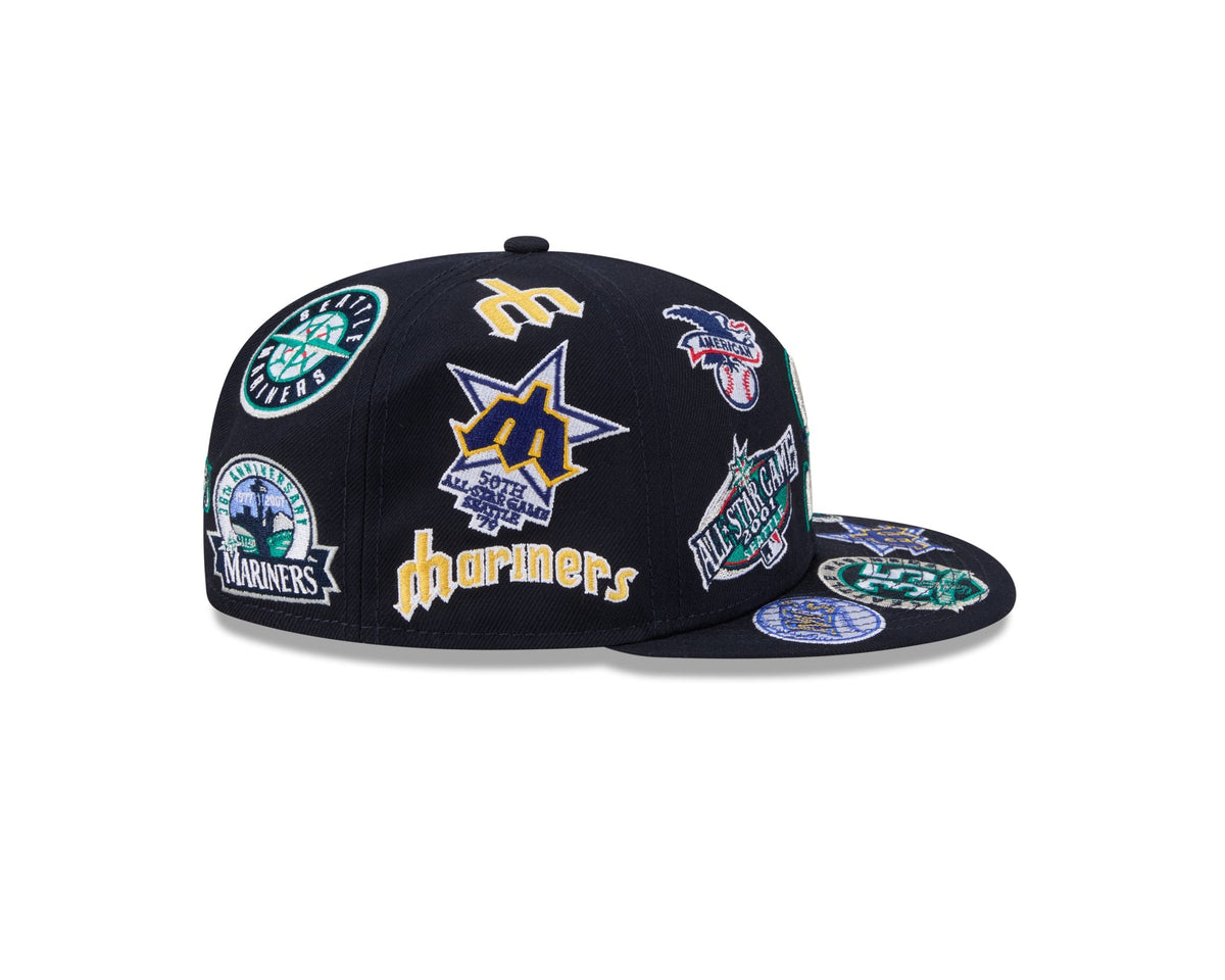 Seattle Mariners MLB All Over Patch 59FIFTY Fitted New Era