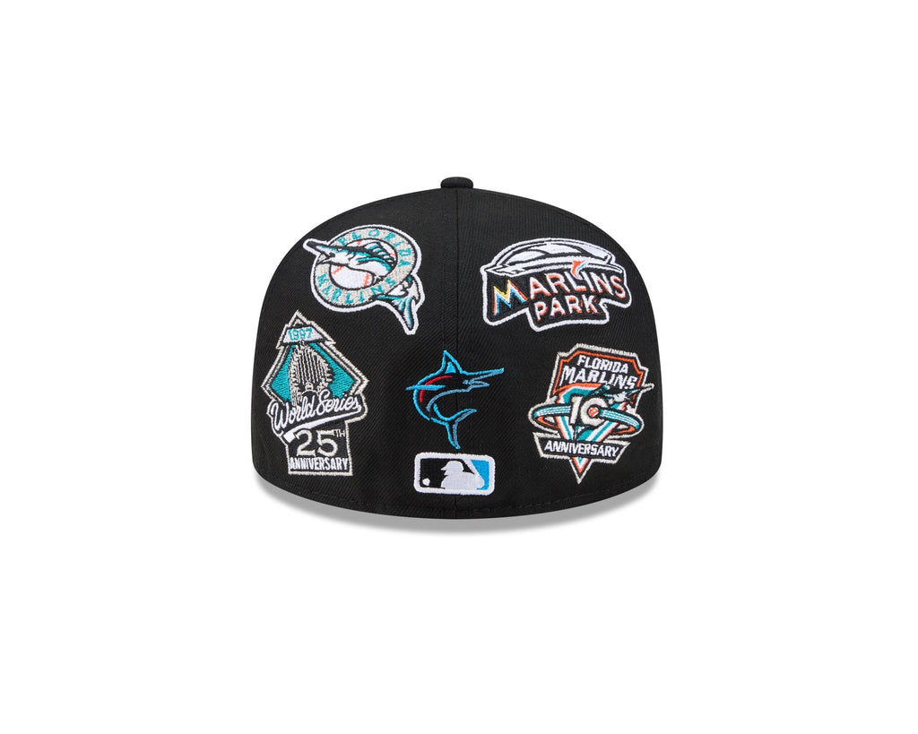 Miami Marlins MLB All Over Patch 59FIFTY New Era