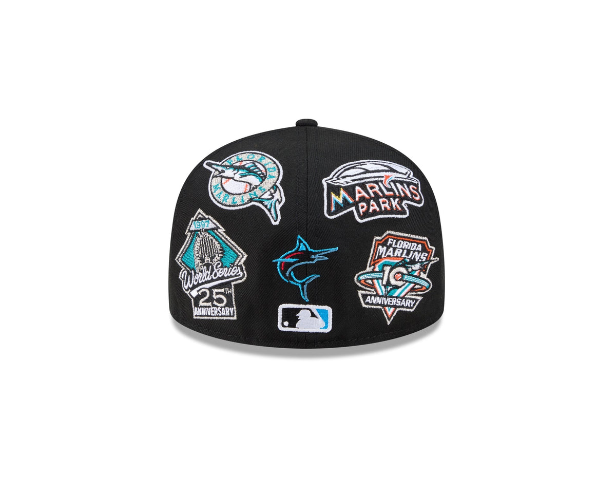 Miami Marlins MLB All Over Patch 59FIFTY New Era