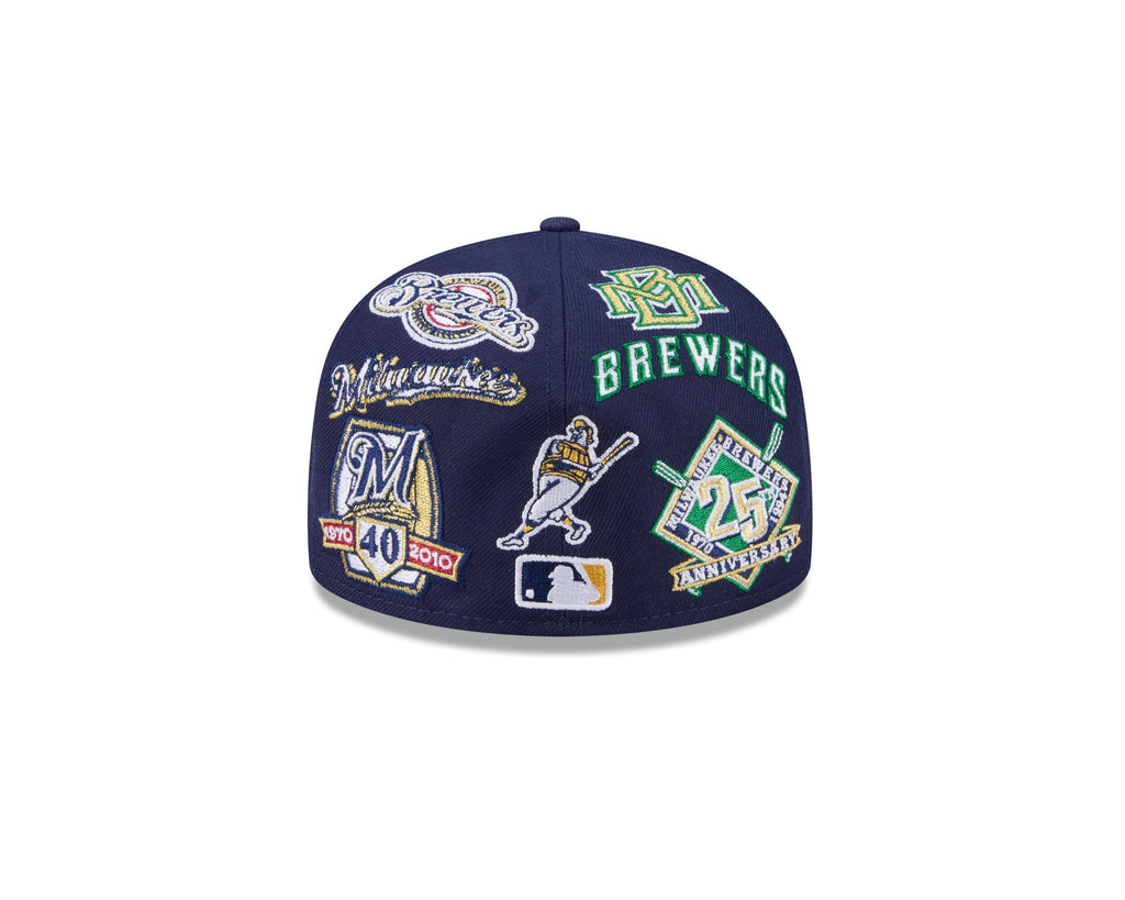Milwaukee Brewers MLB All Over Patch 59FIFTY Fitted New Era