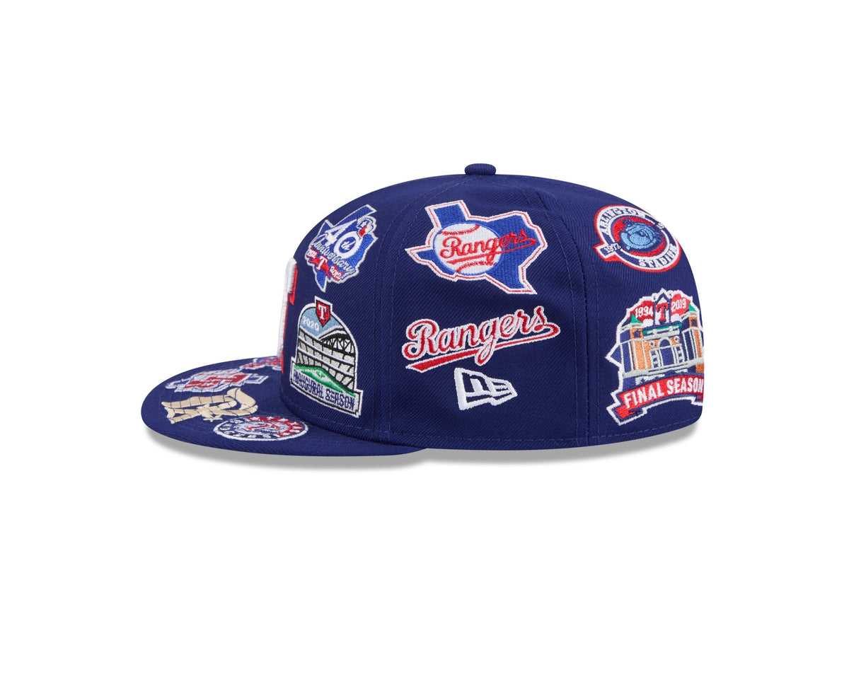 Texas Rangers MLB All Over Patch 59FIFTY Fitted New Era