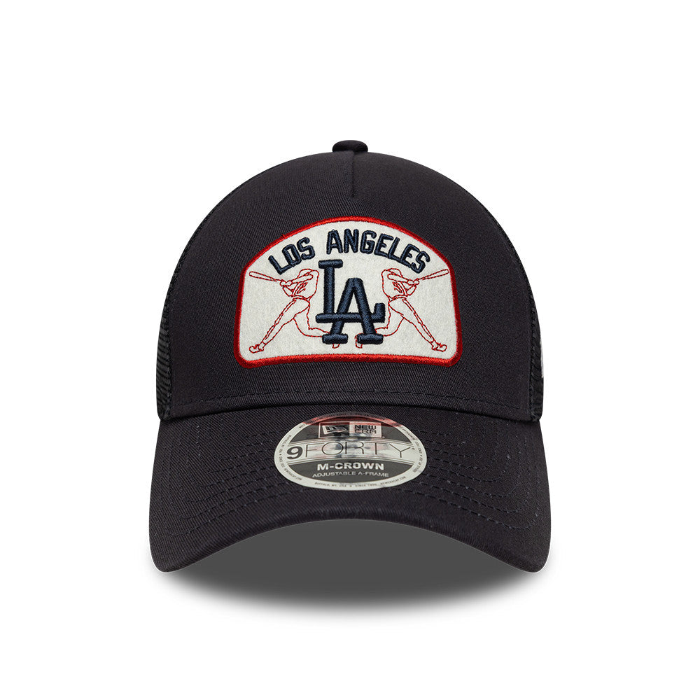 Los Angeles Dodgers MLB Patch Snapback Trucker New Era Navy