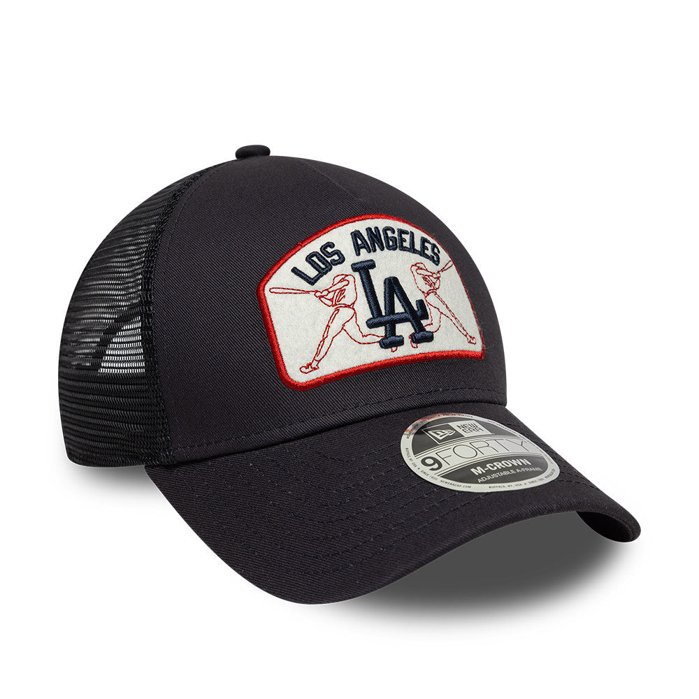 Los Angeles Dodgers MLB Patch Snapback Trucker New Era Navy