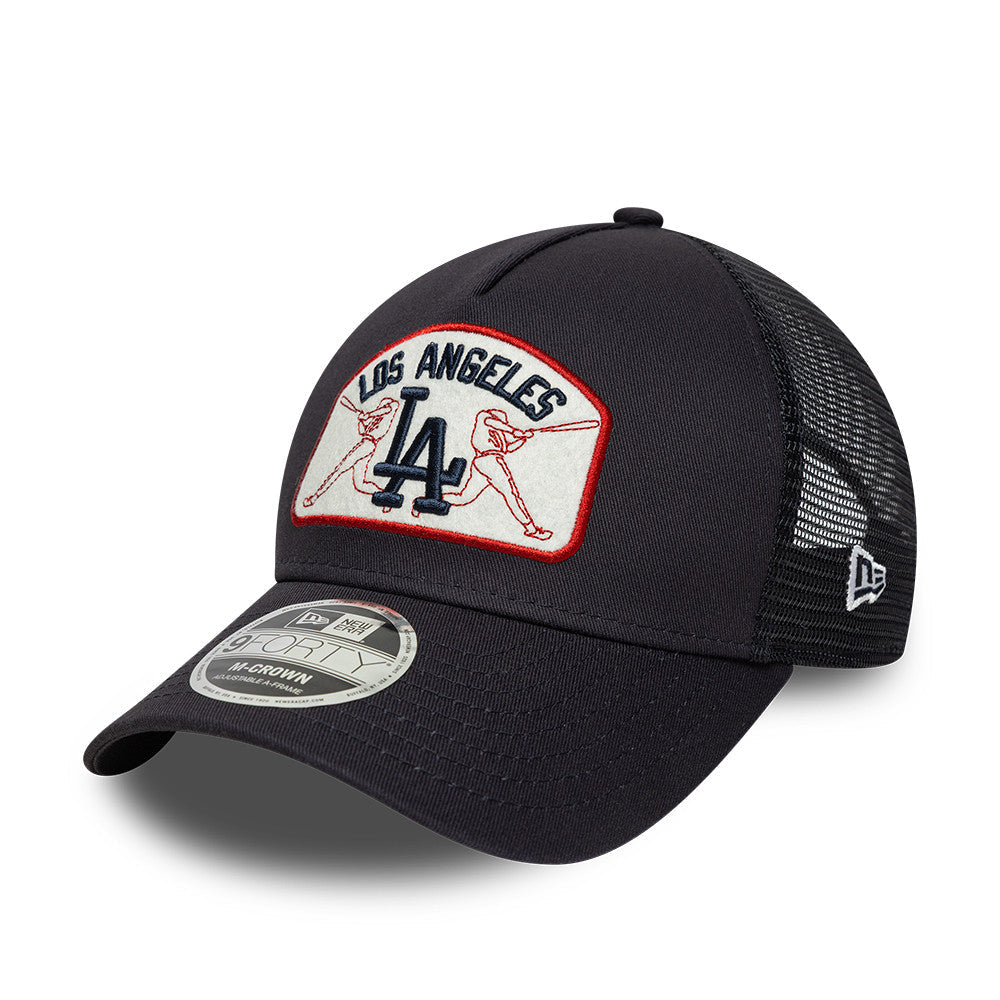 Los Angeles Dodgers MLB Patch Snapback Trucker New Era Navy