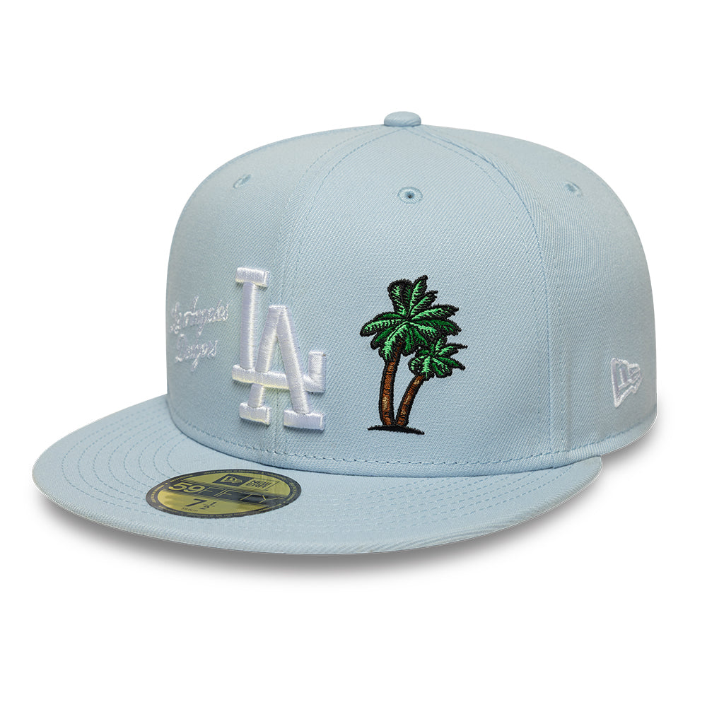 Los Angeles Dodgers MLB Floral 59Fifty New Era Light Blue