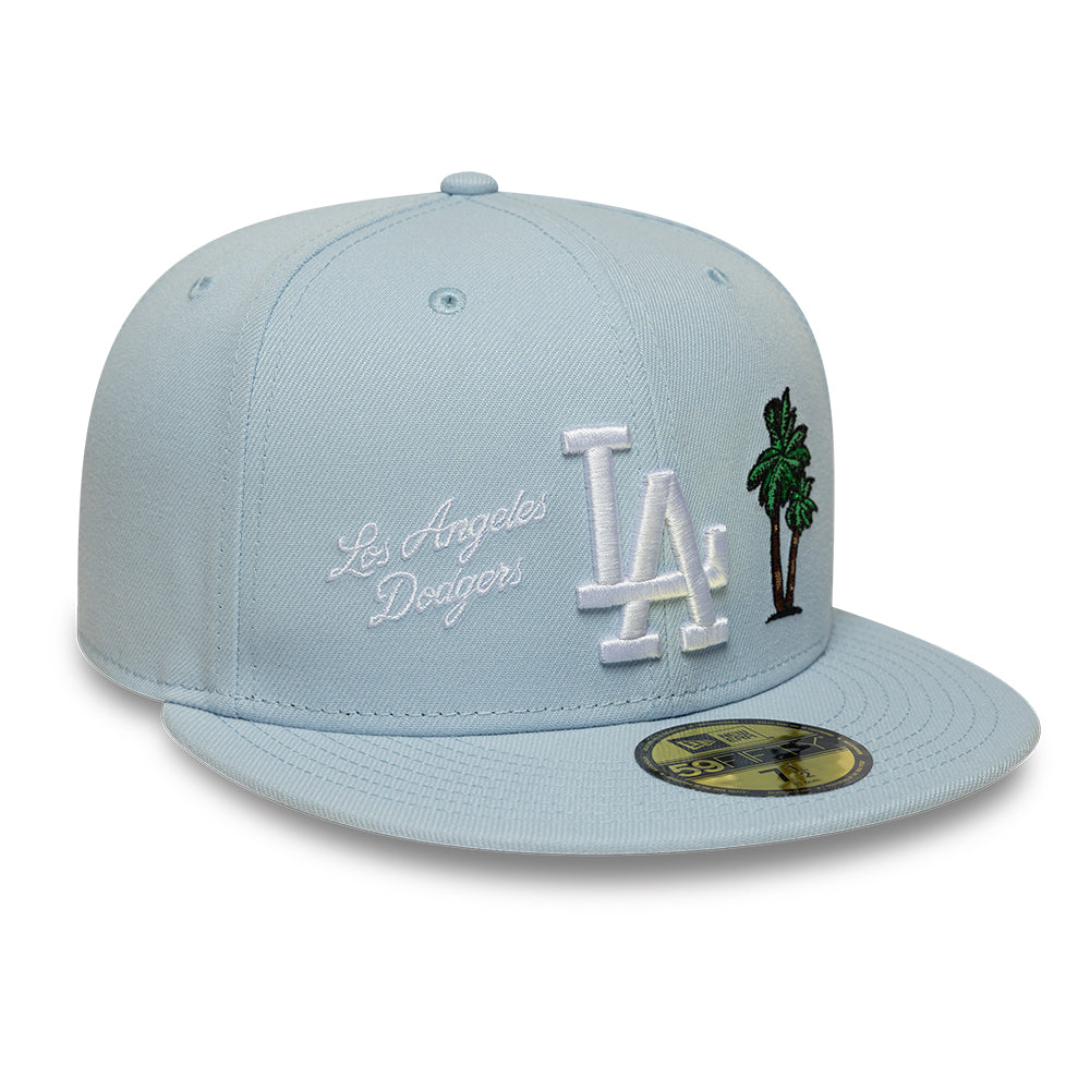 Los Angeles Dodgers MLB Floral 59Fifty New Era Light Blue