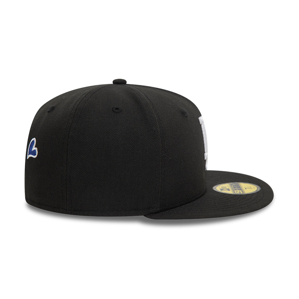 Los Angeles Dodgers MLB Heart Icon 59FIFTY Fitted New Era Black/White