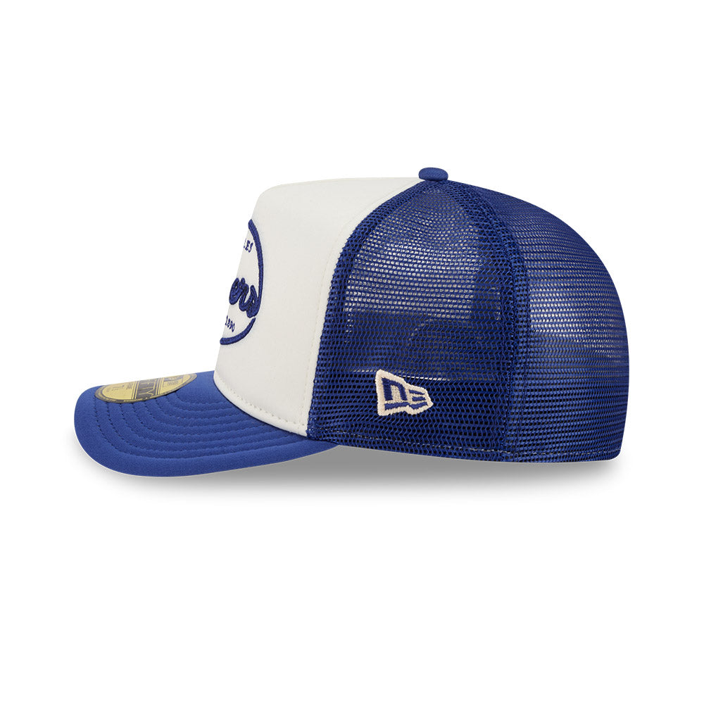 Los Angeles Dodgers MLB 5950 Day Fitted Trucker A-Frame New Era White/Blue